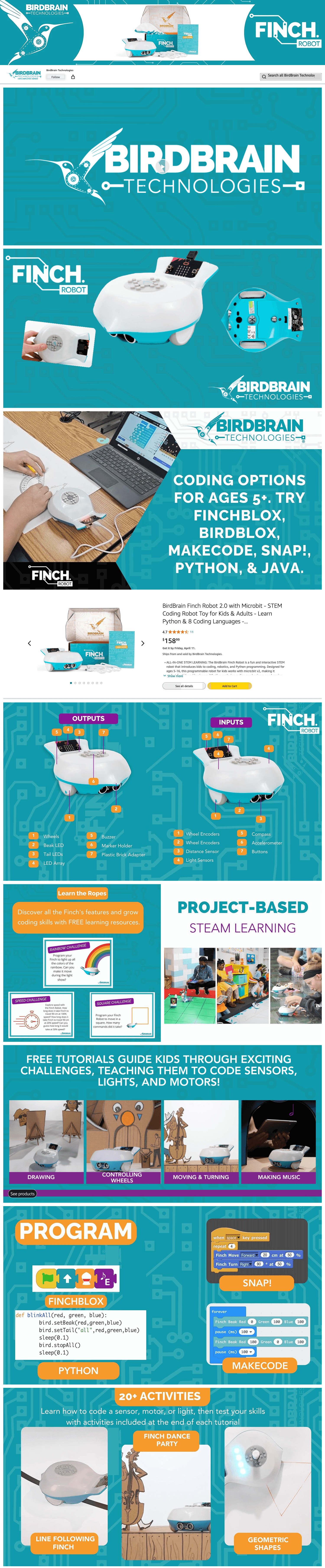 Amazon.com: BirdBrain Technologies: Storefront