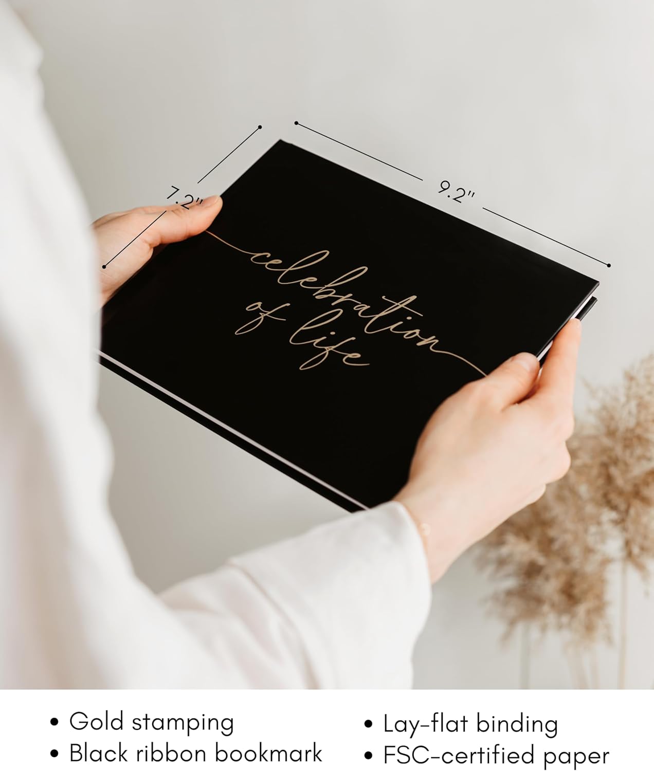 Amazon.com: Lamare Funeral Guest Book for Memorial Service: Infographics