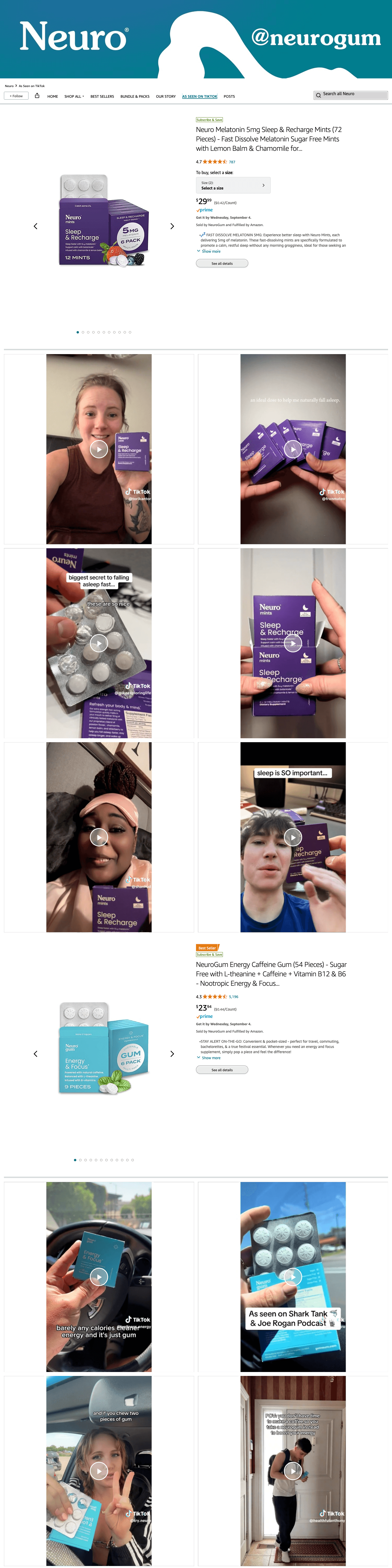 Amazon.com: Neuro: As Seen on TikTok: Storefront