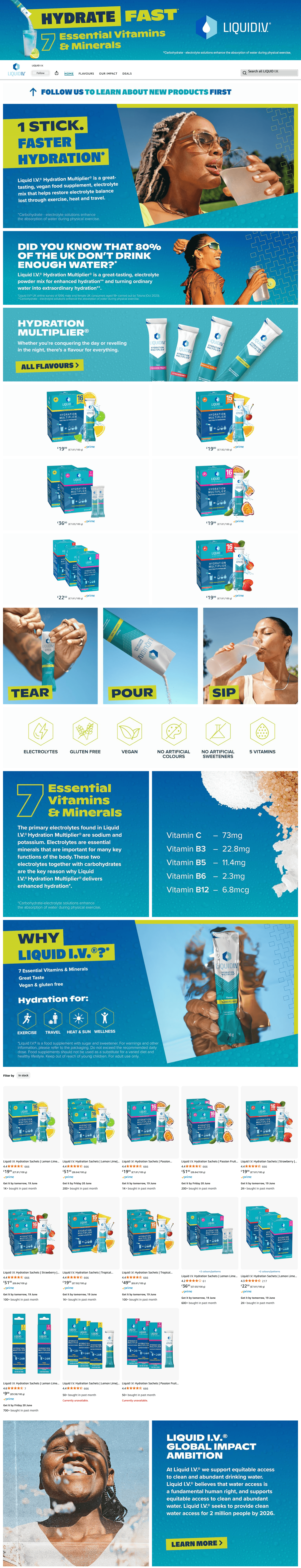 Storefront for Amazon.co.uk: LIQUID I.V.