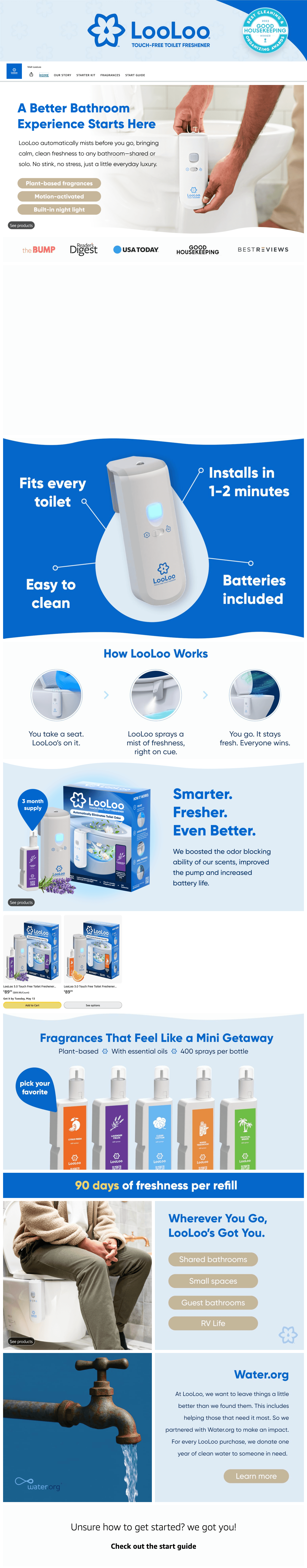 Storefront for Amazon.com: Visit LooLoo : Home page