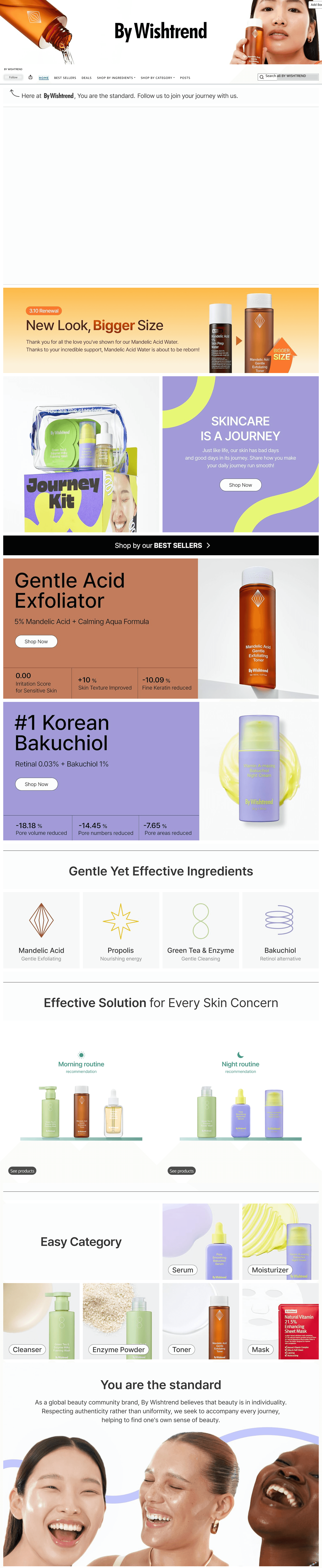 Storefront for Amazon.com: BY WISHTREND