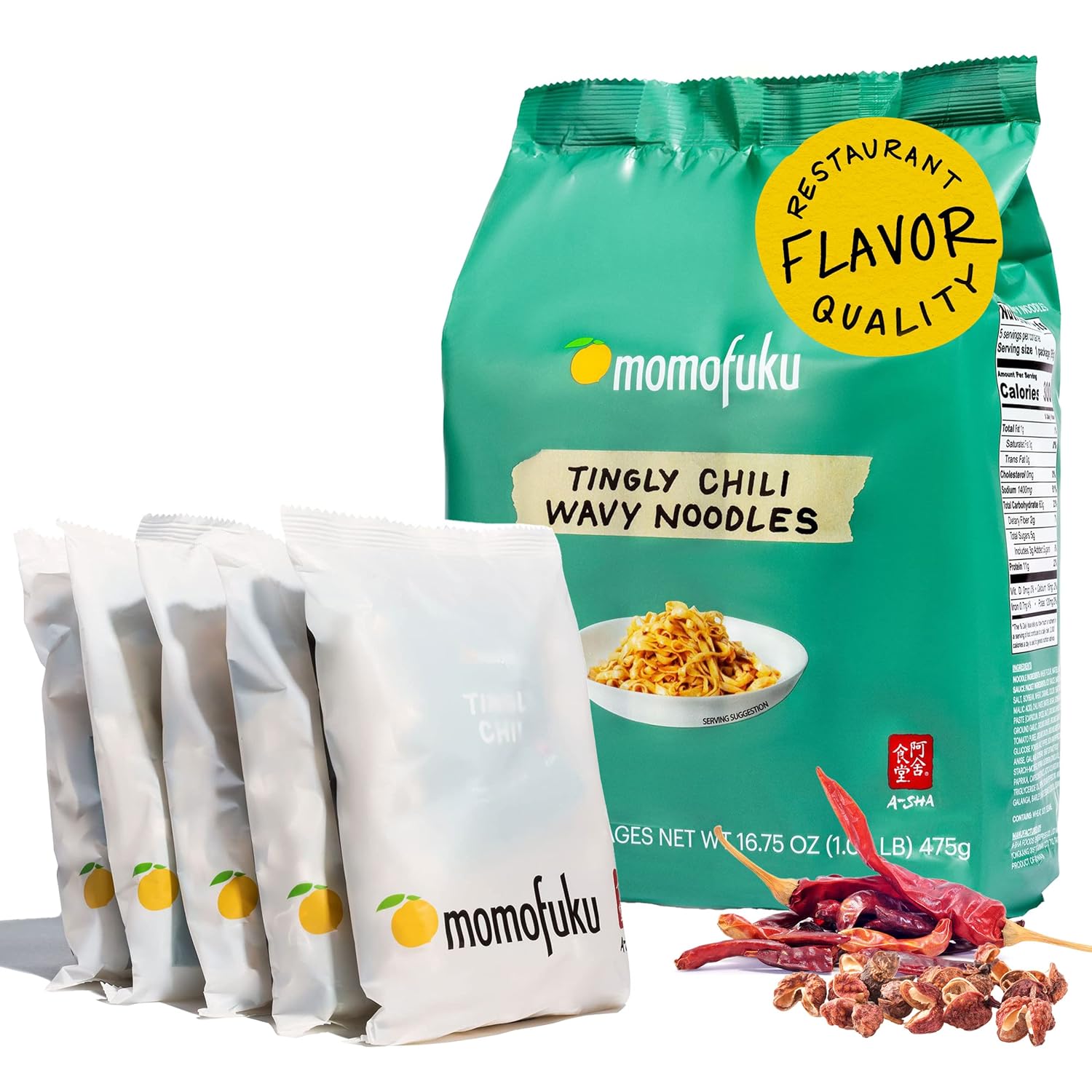Amazon.com : Momofuku Tingly Chili Ramen Noodles by David Chang: Infographics