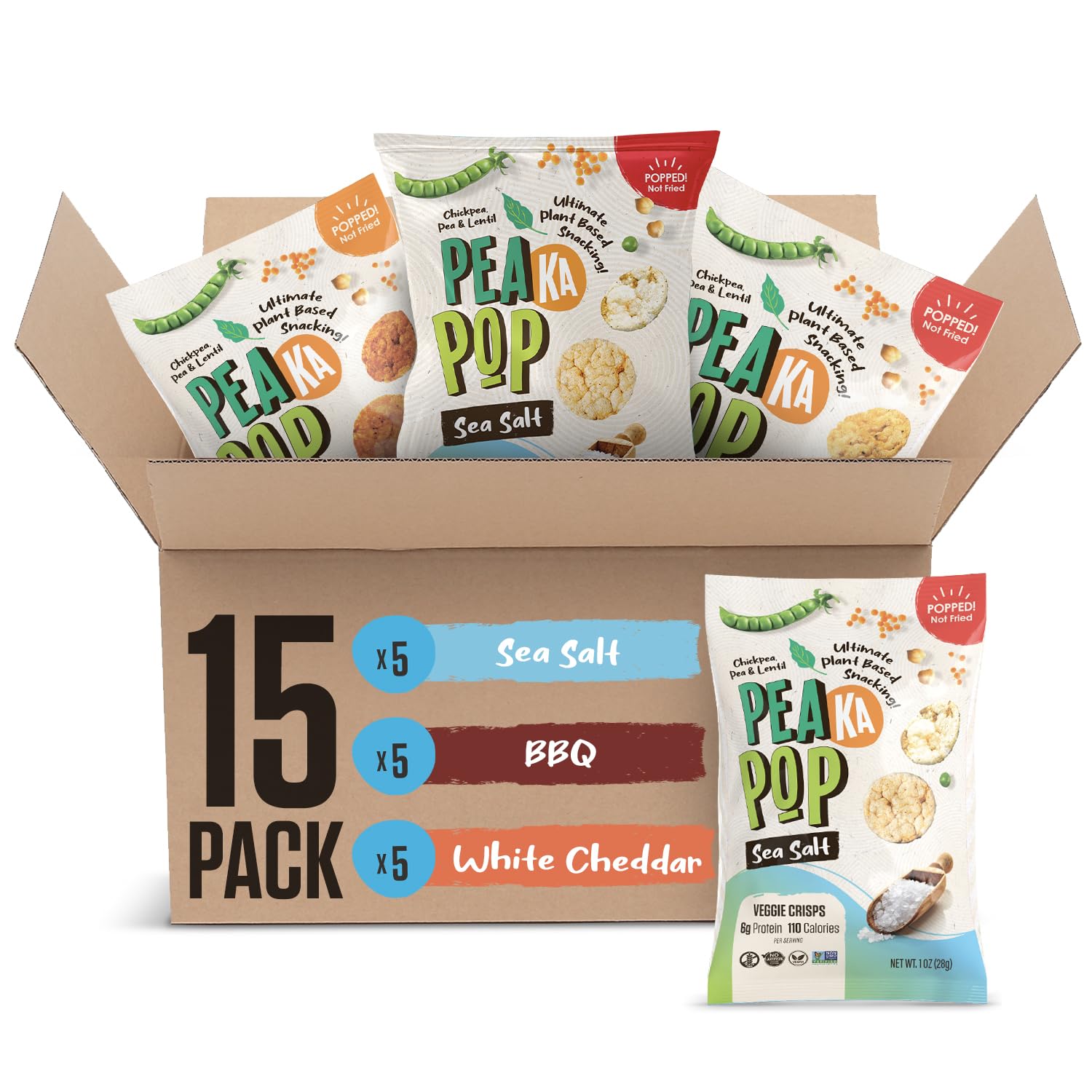 Amazon.com: PeaKaPop Veggie Chips: Infographics