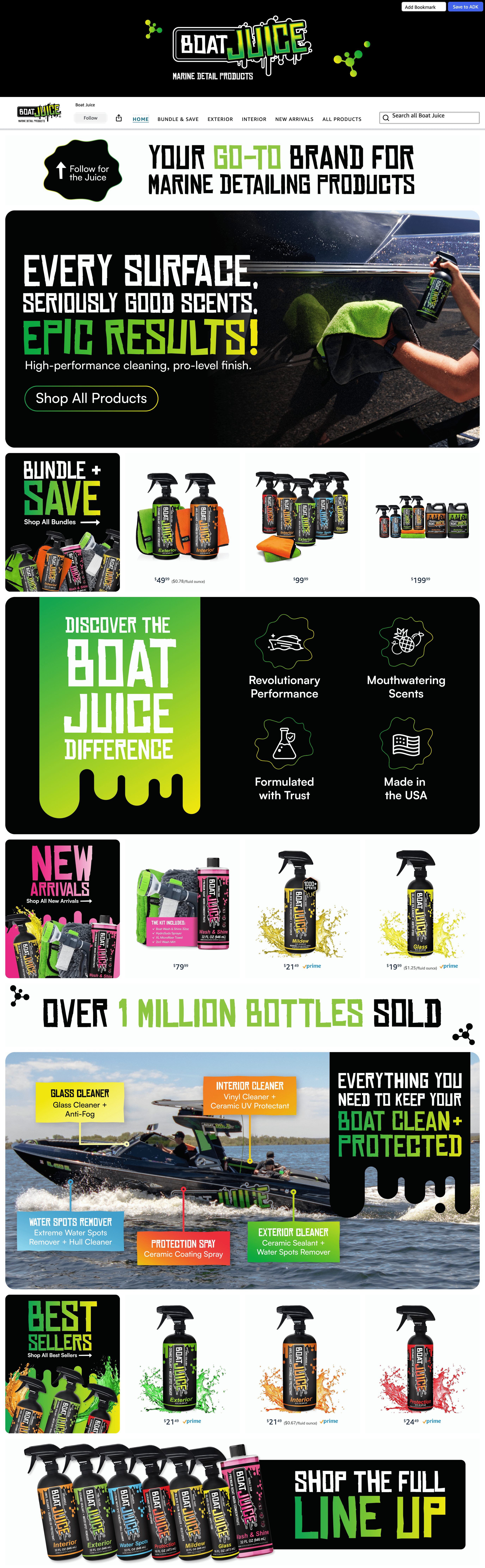 Storefront for Amazon.com: Boat Juice