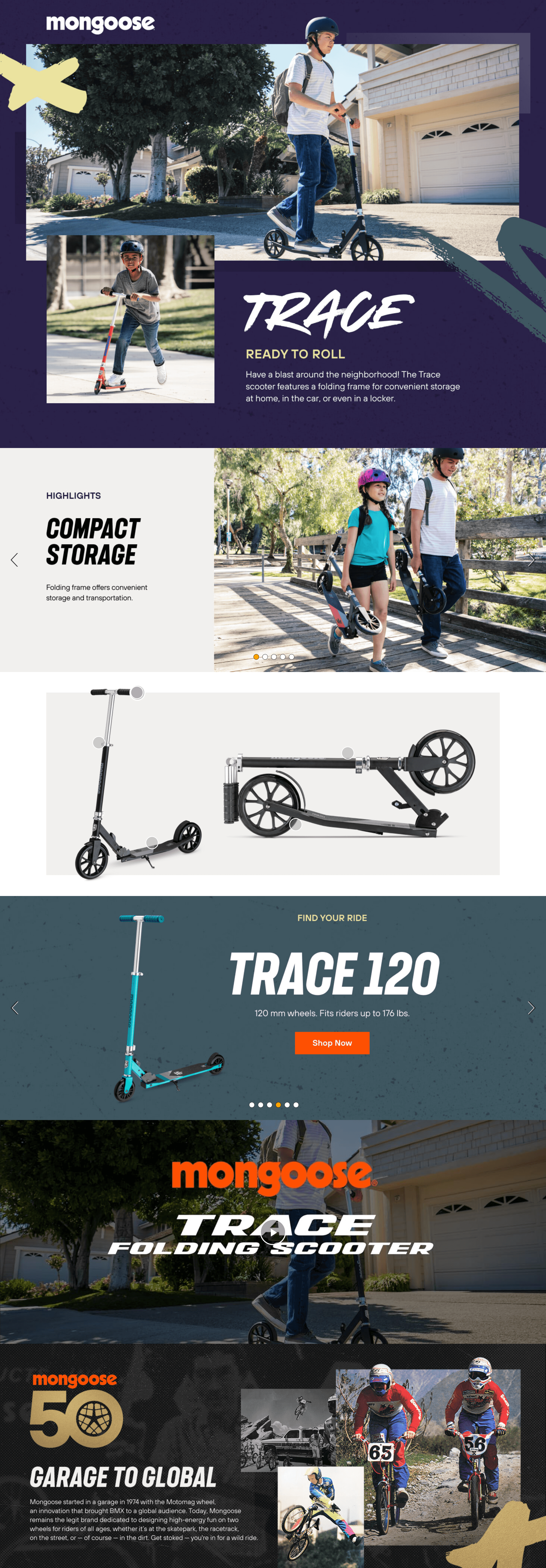 Amazon.com : Mongoose Trace 200 Kick Scooter for Youth Adult Boys and Girls: A+ Premium