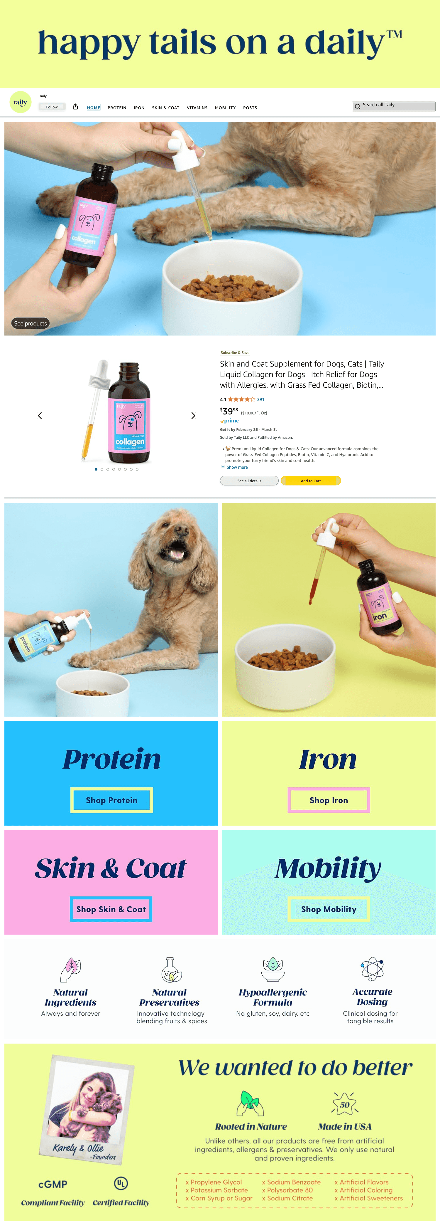 Storefront for Amazon.com: Taily