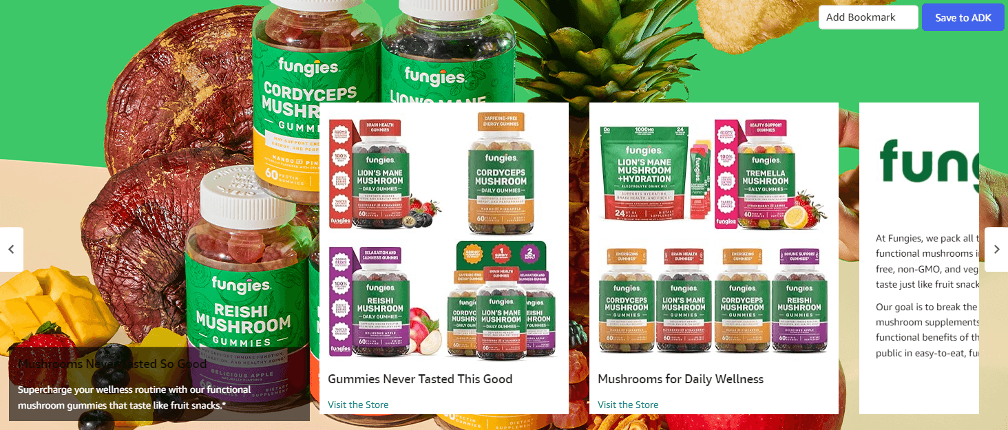 Amazon.com: Fungies Lion's Mane Mushroom Gummies: Brand Stories