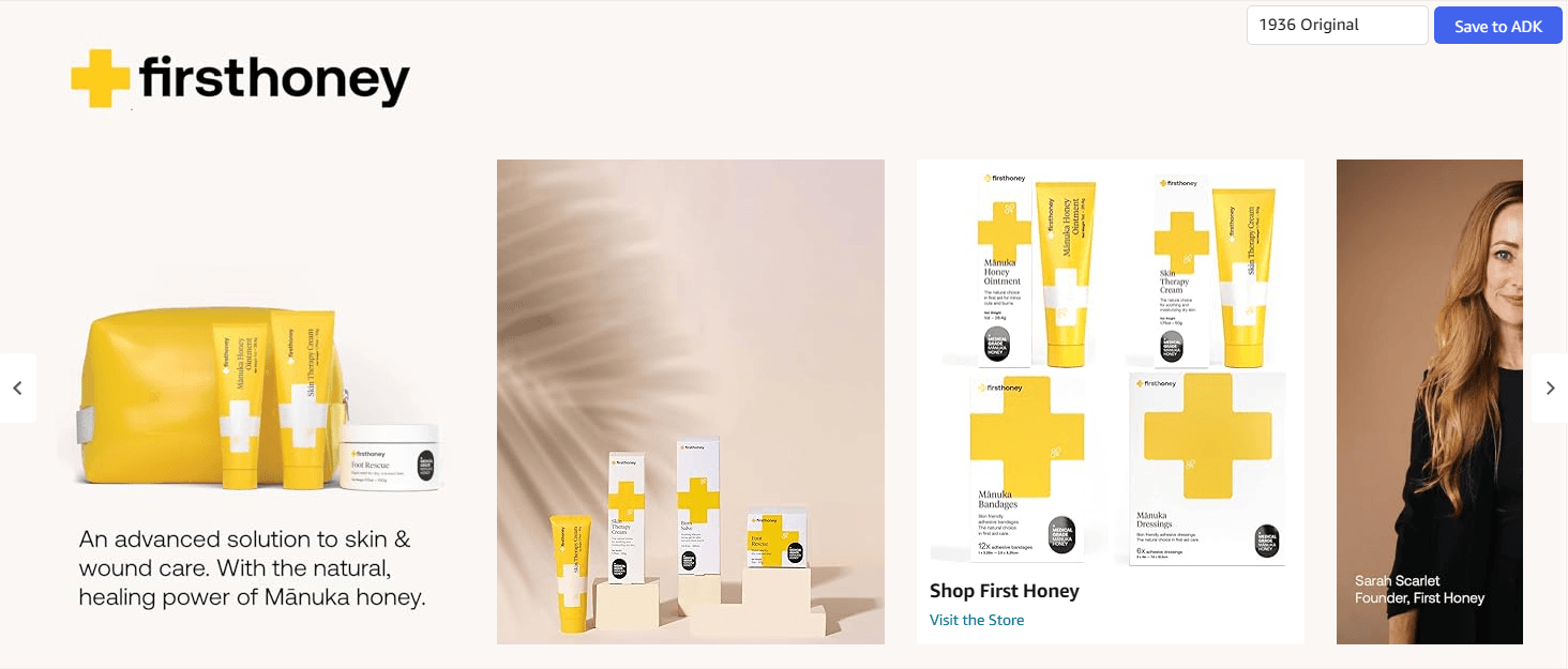 Amazon.com: First Honey® Manuka Honey Cream for Dry & Itchy Skin: Brand Stories