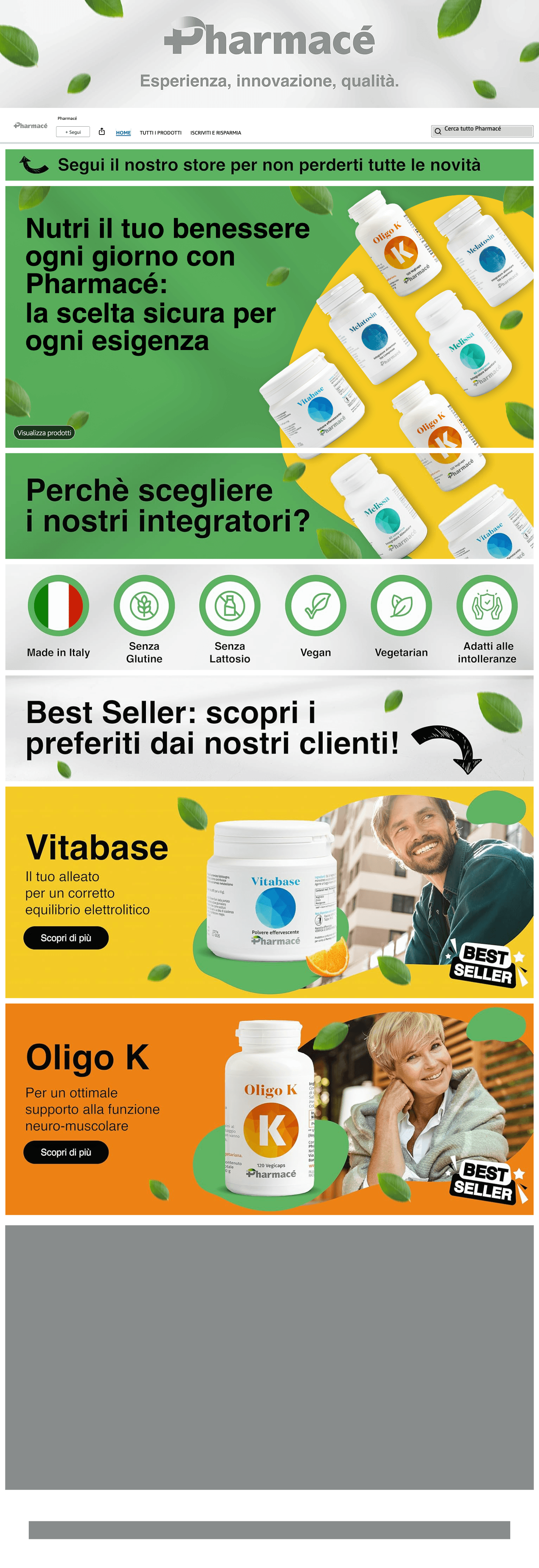 Storefront for Amazon.it: Pharmacé