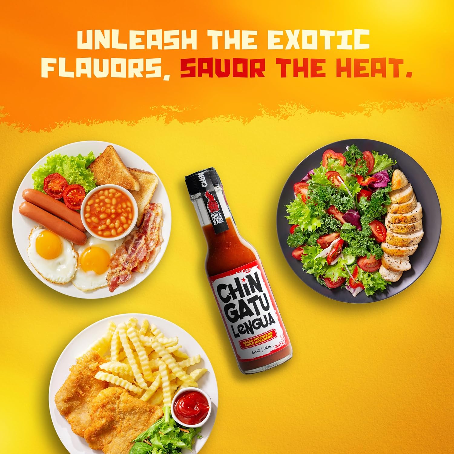 Infographics for Amazon.com : ChingaTuLengua Habanero Hot Sauce