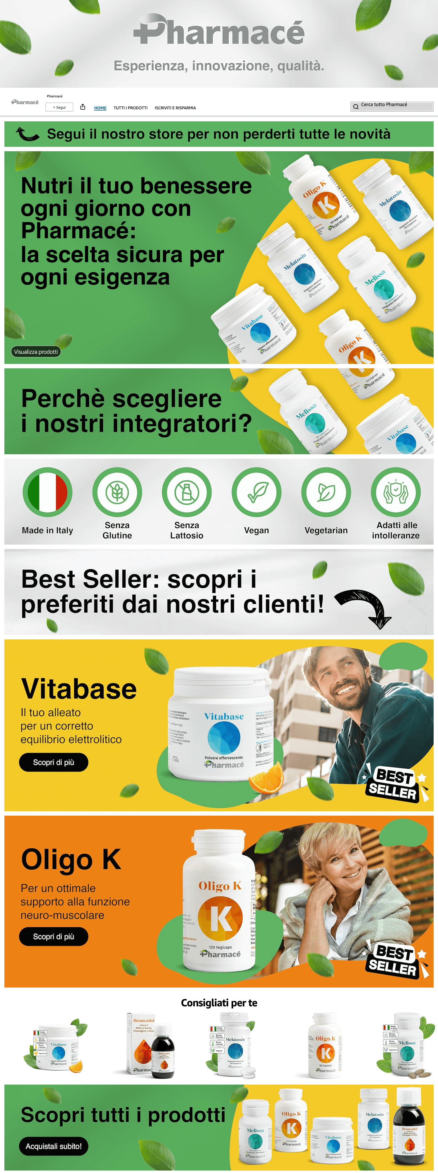 Storefront for Amazon.it: Pharmacé