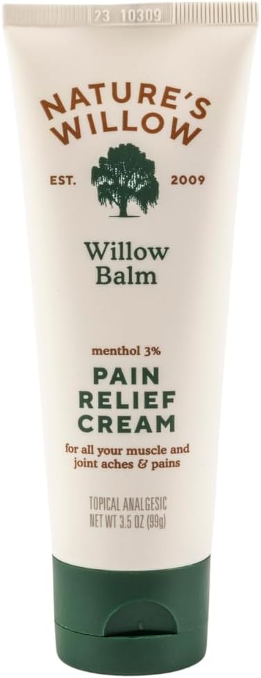 Amazon.com: Nature's Willow Fast-Acting Willow Balm Natural Pain Relief Cream for Help…: Infographics