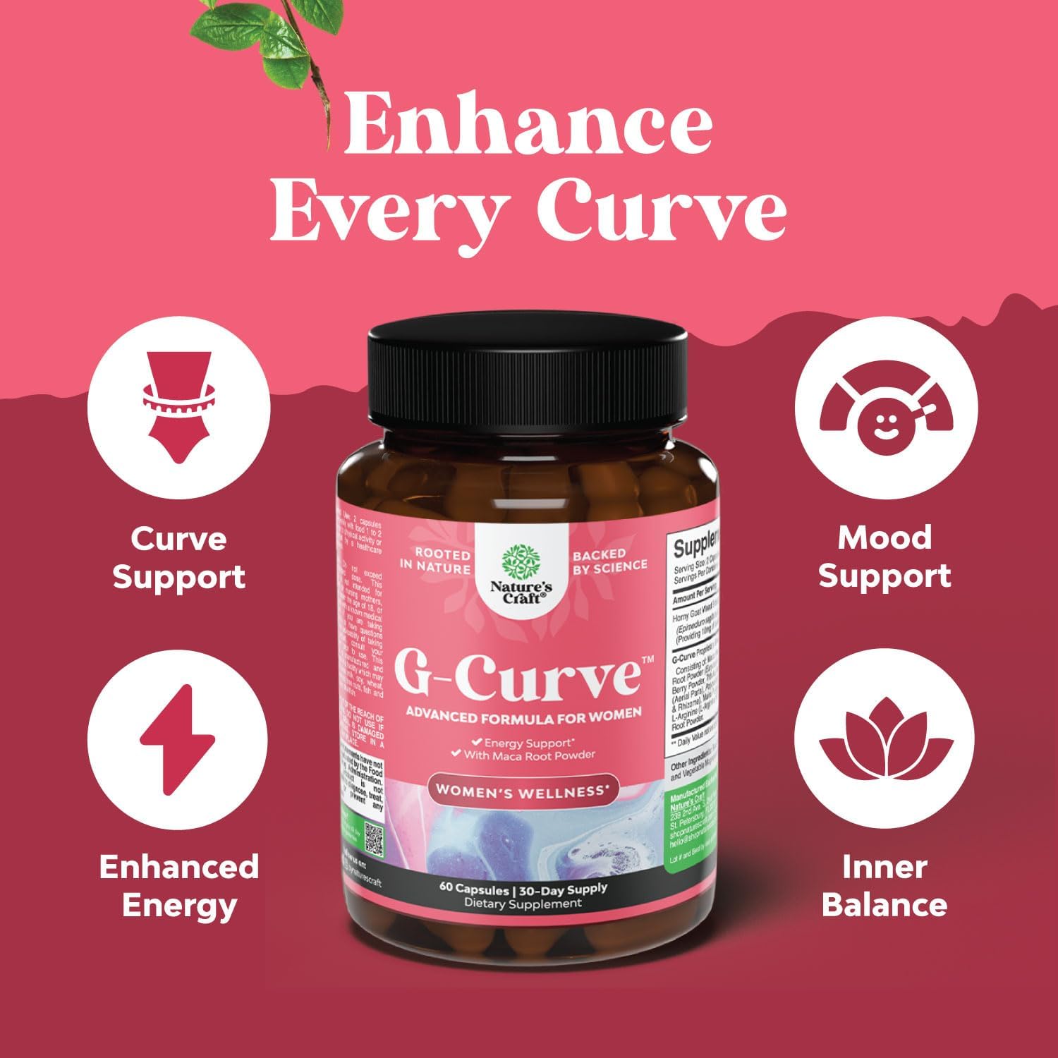 Amazon.com: Natures Craft G-Curve Butt and Breast Enhancement Pills: Infographics