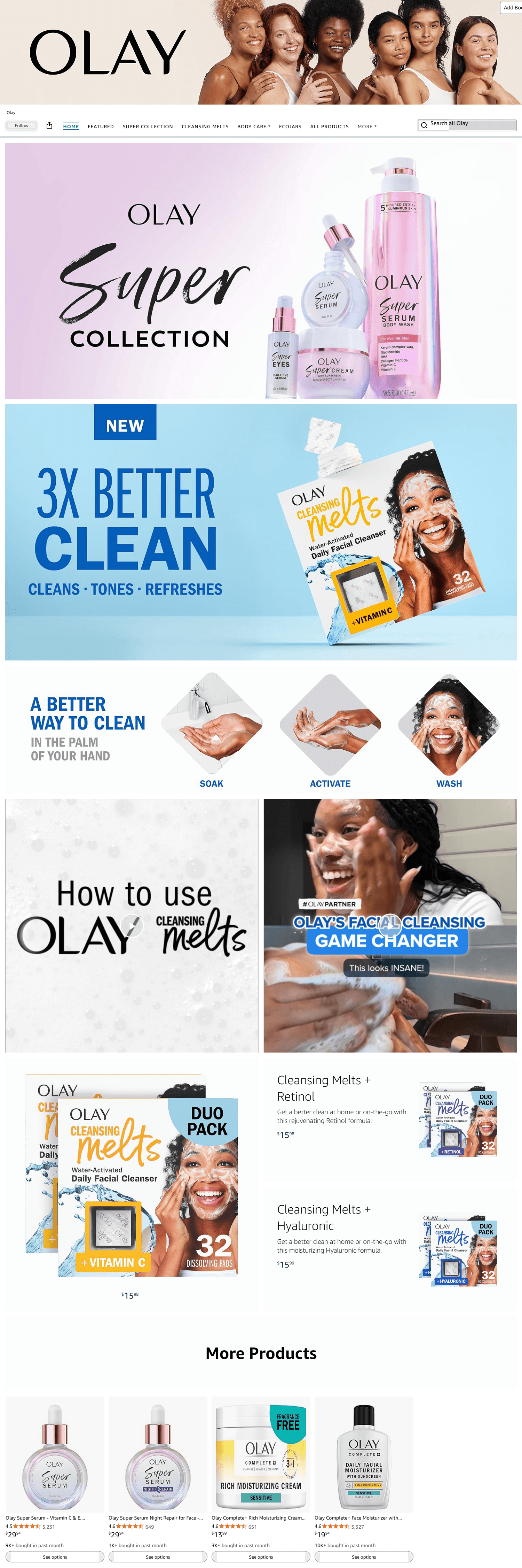 Amazon.com: Olay: Storefront
