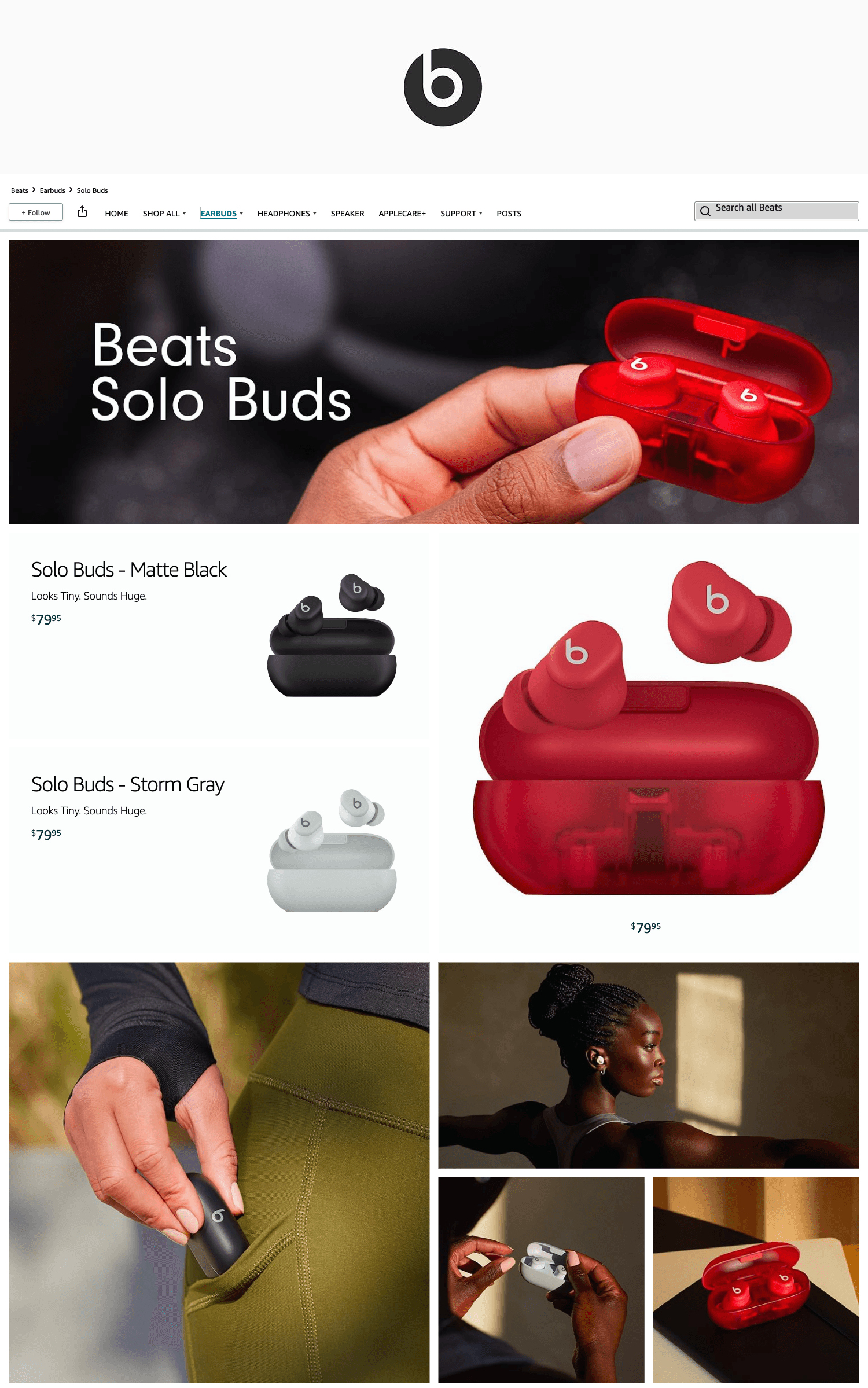 Amazon.com: Beats: Solo Buds: Storefront