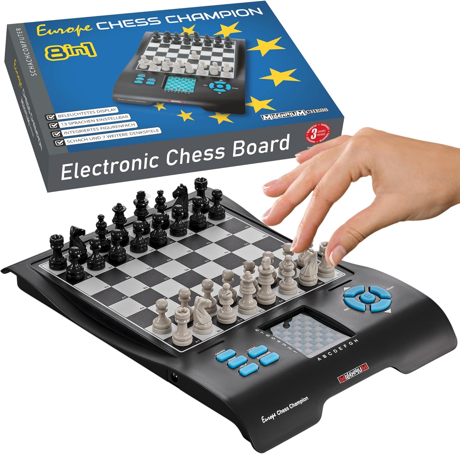 Amazon.com: Electronic Chess Board for Kids & Adults: Infographics