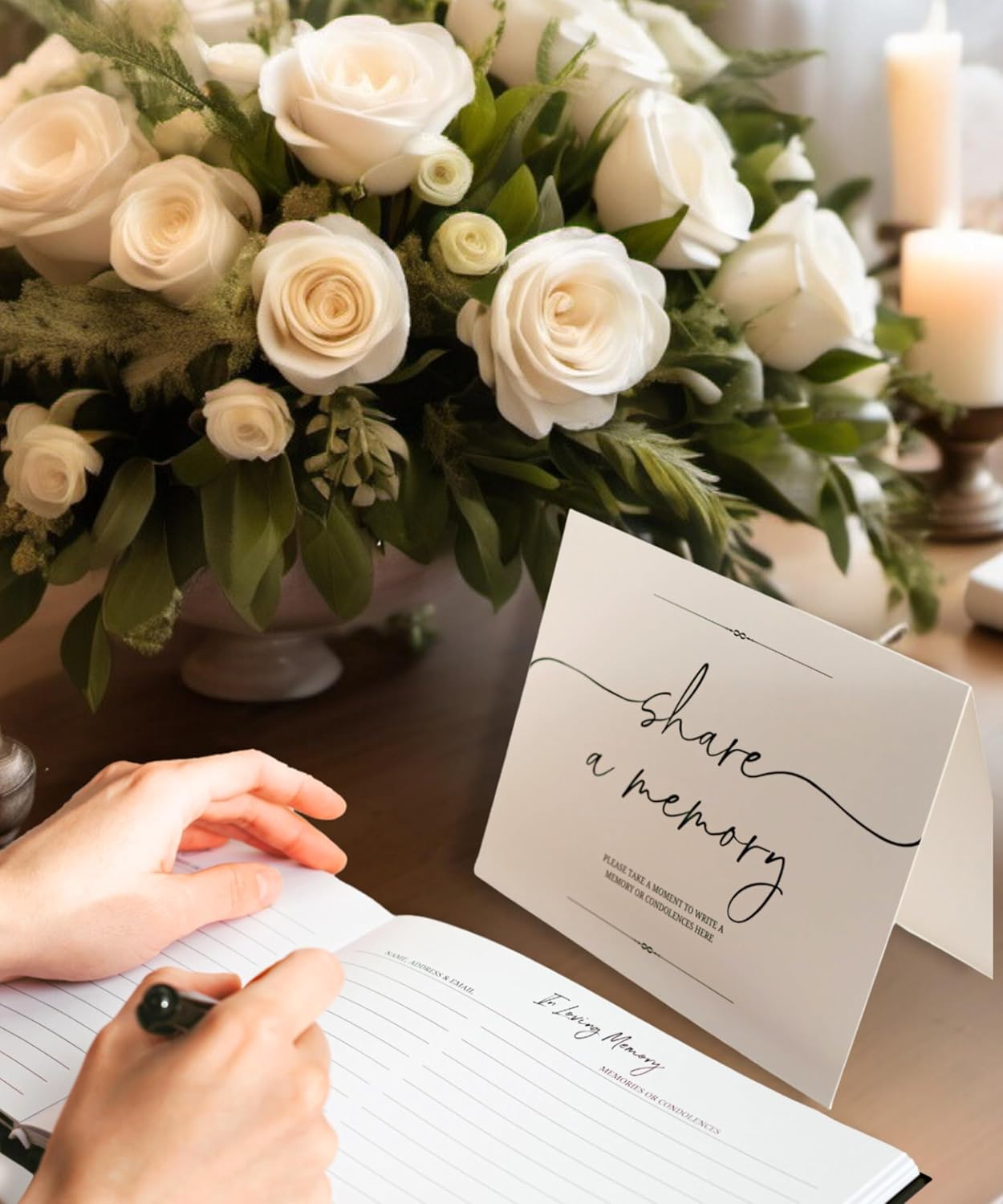 Amazon.com: Lamare Funeral Guest Book for Memorial Service: Infographics