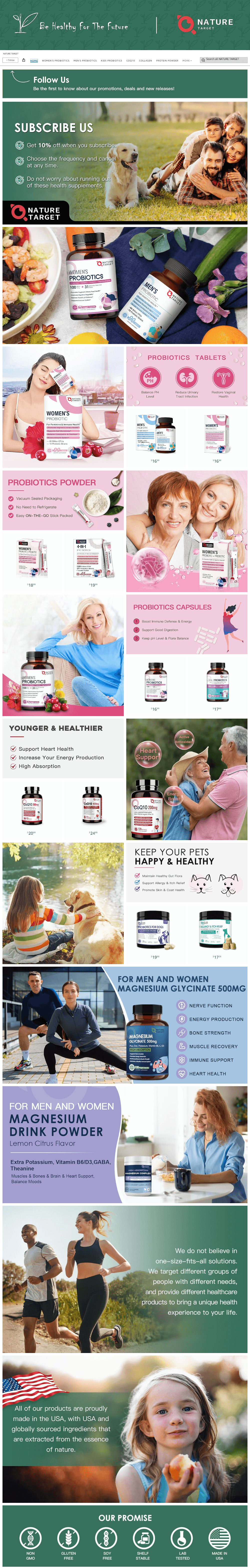 Storefront for Amazon.com: NATURE TARGET