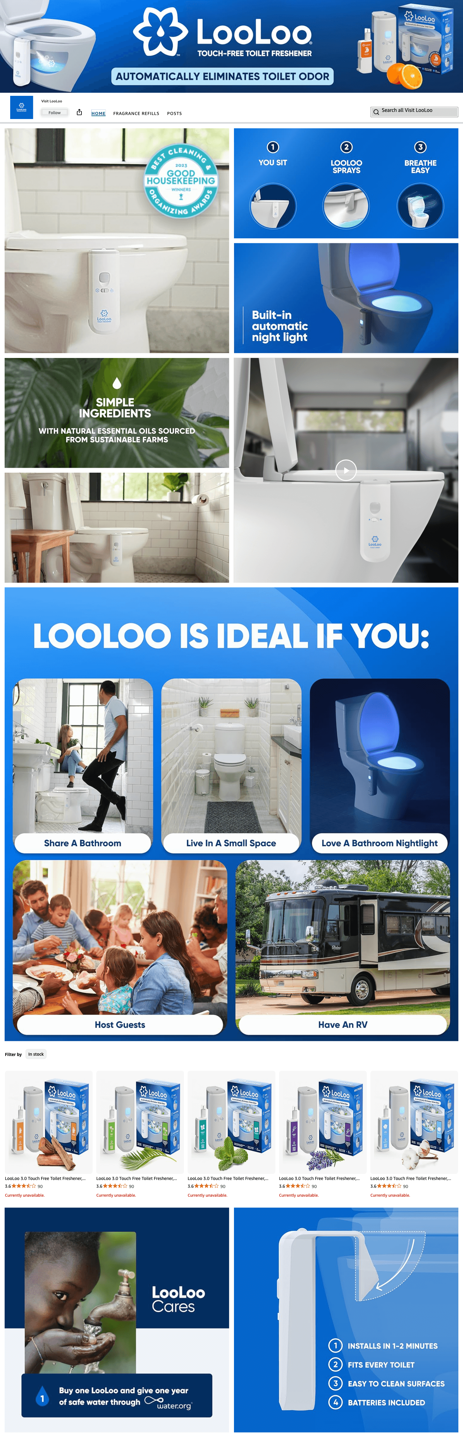Storefront for Amazon.com: Visit LooLoo