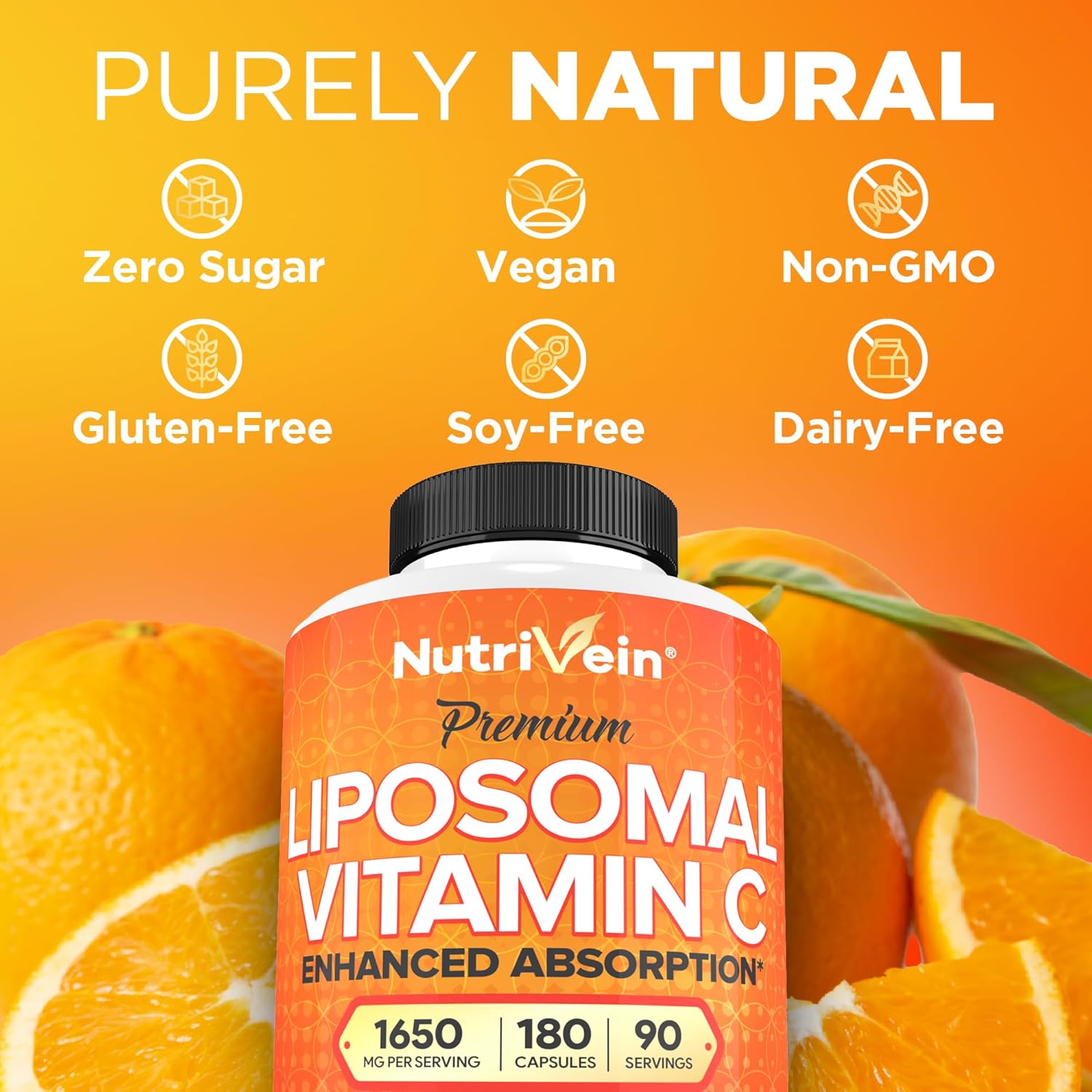 Amazon.com: Nutrivein Liposomal Vitamin C 1650mg: Infographics