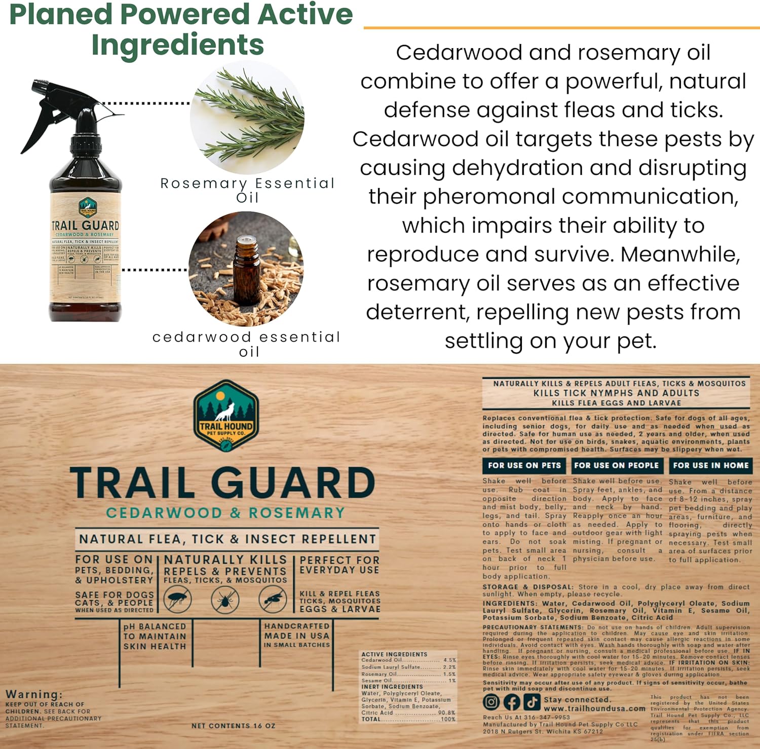 Amazon.com : Trail Guard Natural Extra Strength Insect: Infographics