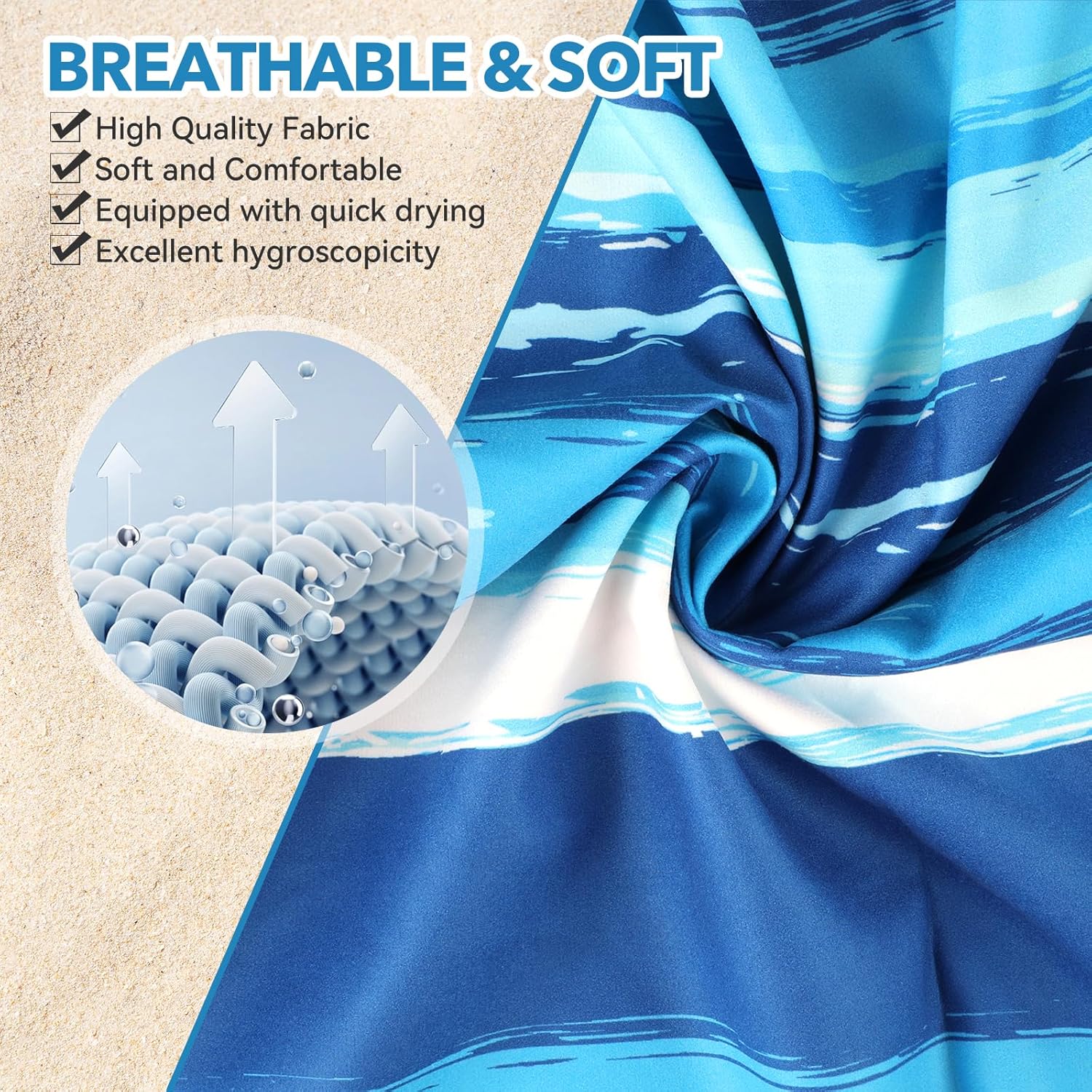Amazon.com: DECOMEN Beach Towel: Infographics