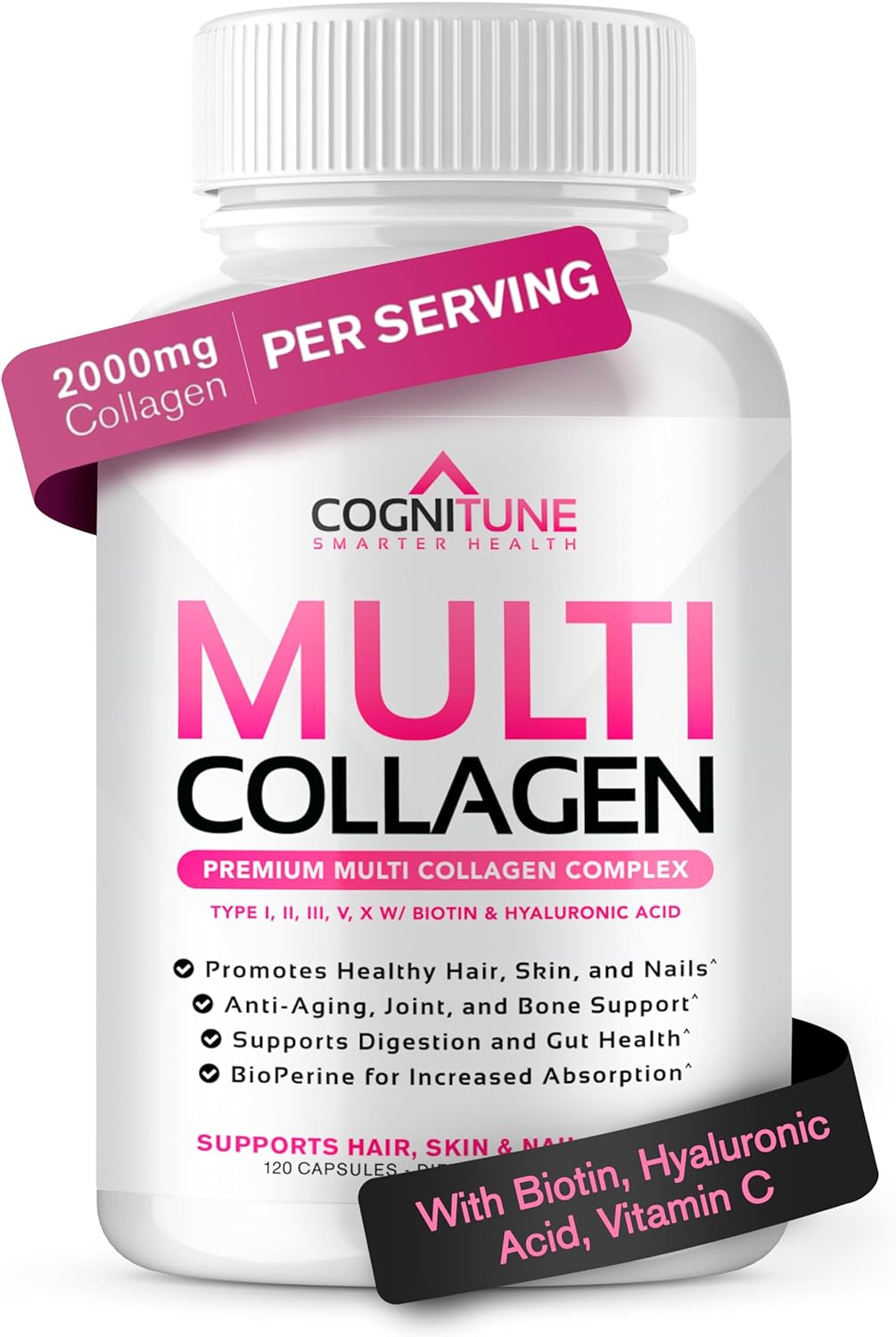 Amazon.com: Multi Collagen Pills with Hyaluronic Acid and Vitamin C: Infographics