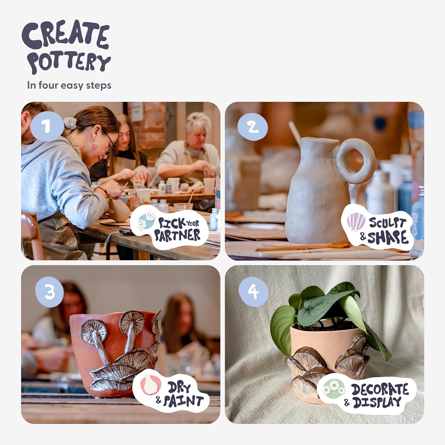 Amazon.com: Sculpd Pottery Starter Kit: Infographics