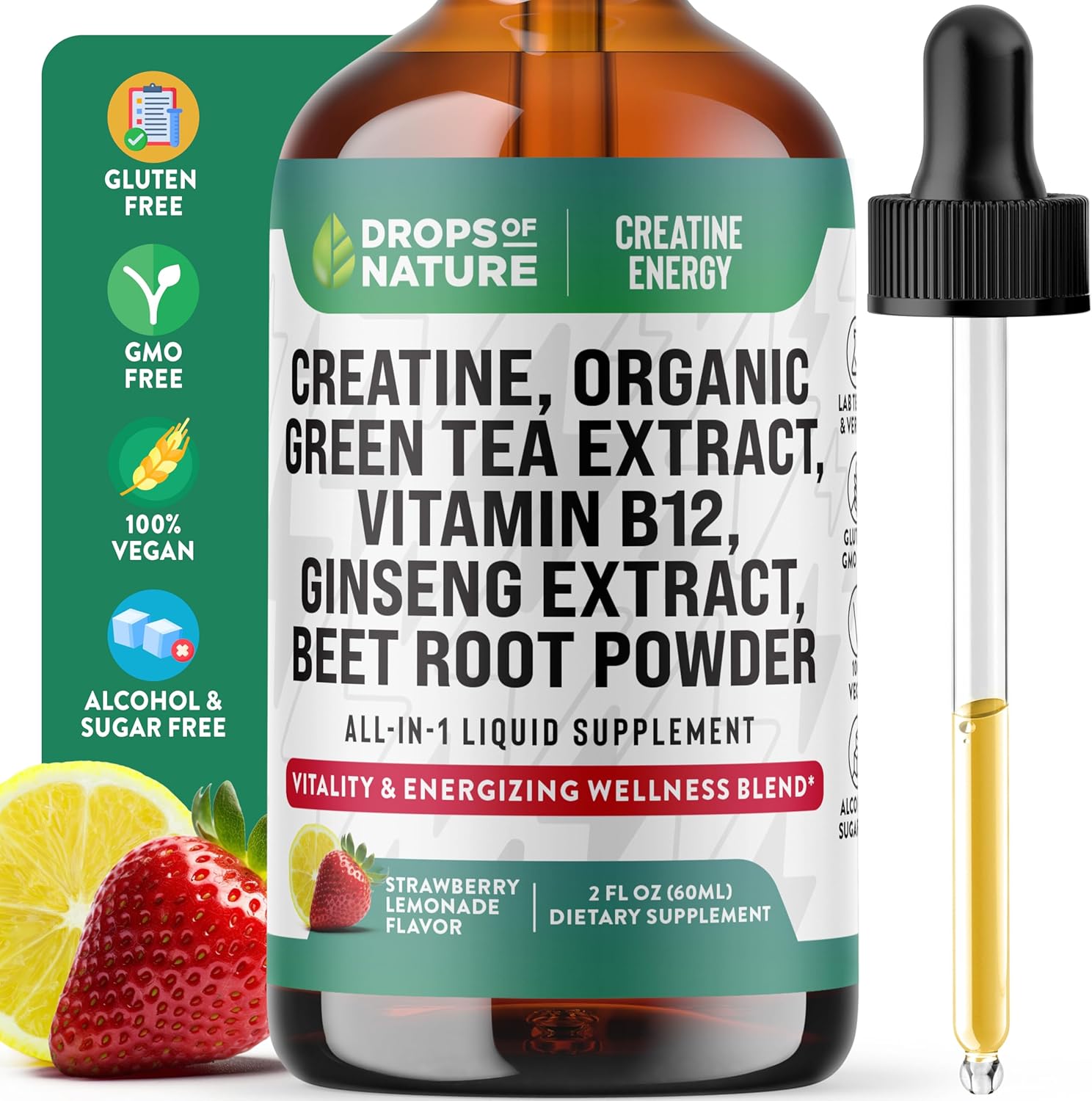 Amazon.com: Creatine Monohydrate and Vitamin B12 Drops: Infographics