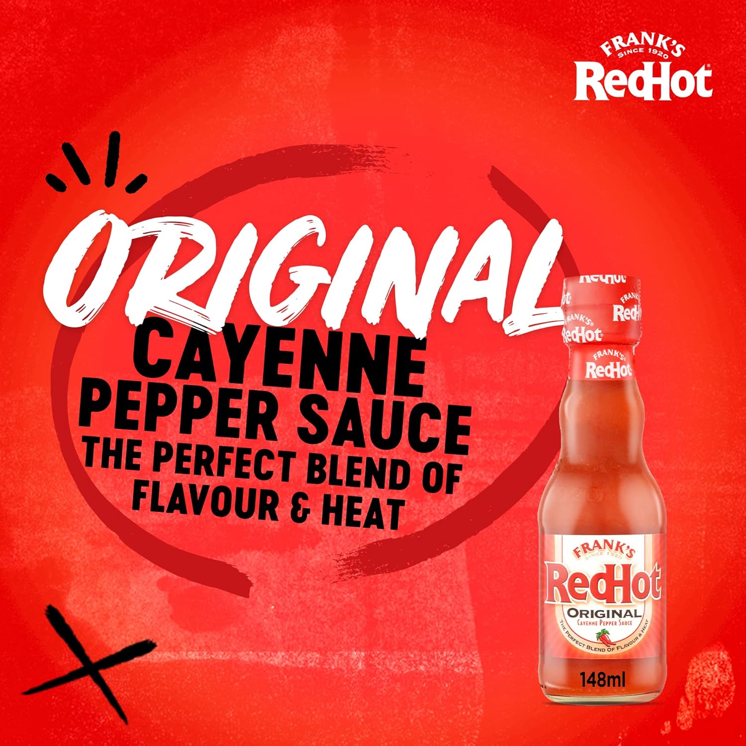 Frank's RedHot Original Cayenne Pepper Sauce 148 ML: Infographics