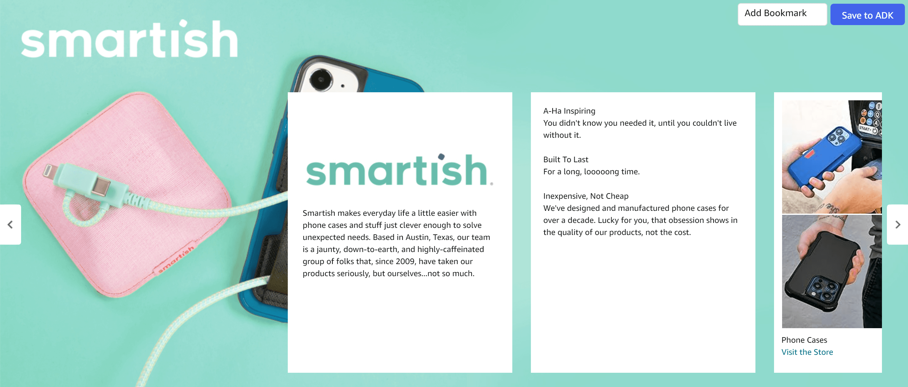 Amazon.com: Smartish iPhone 15 Pro Wallet Case: Brand Stories