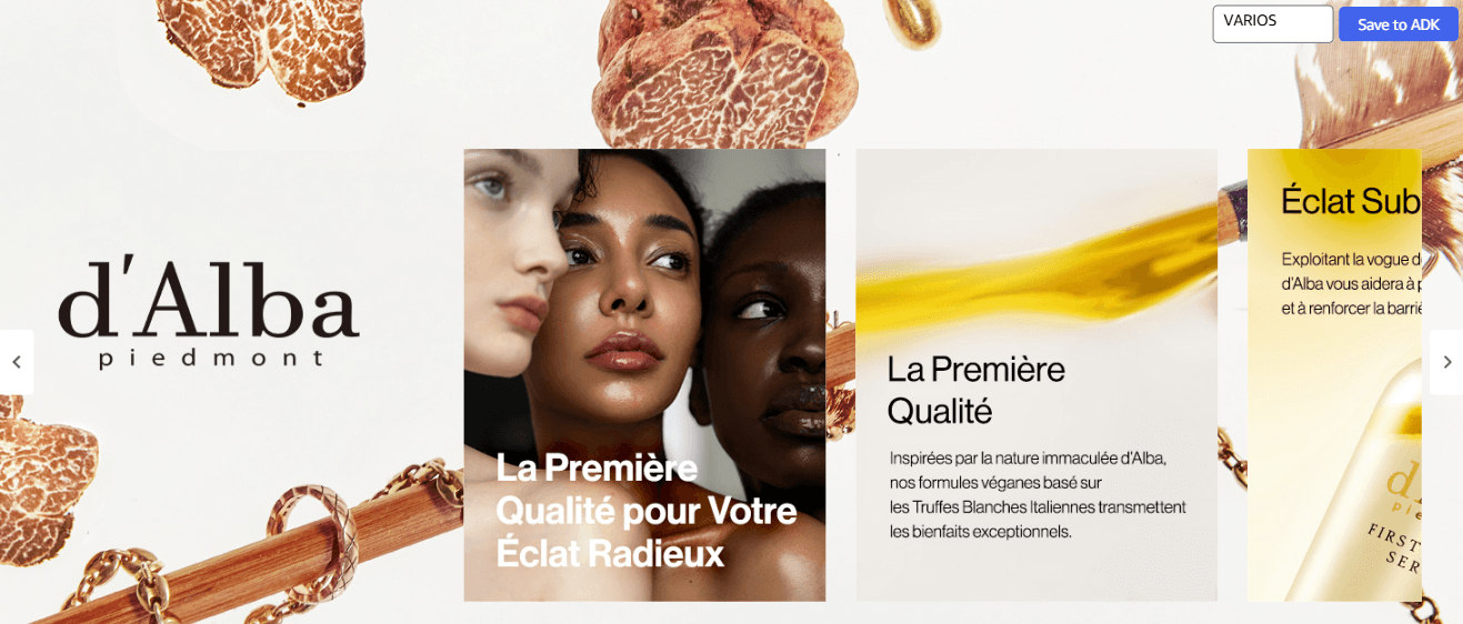 d'Alba Double Sérum et Crème à la Truffe Blanche Italienne: Brand Stories