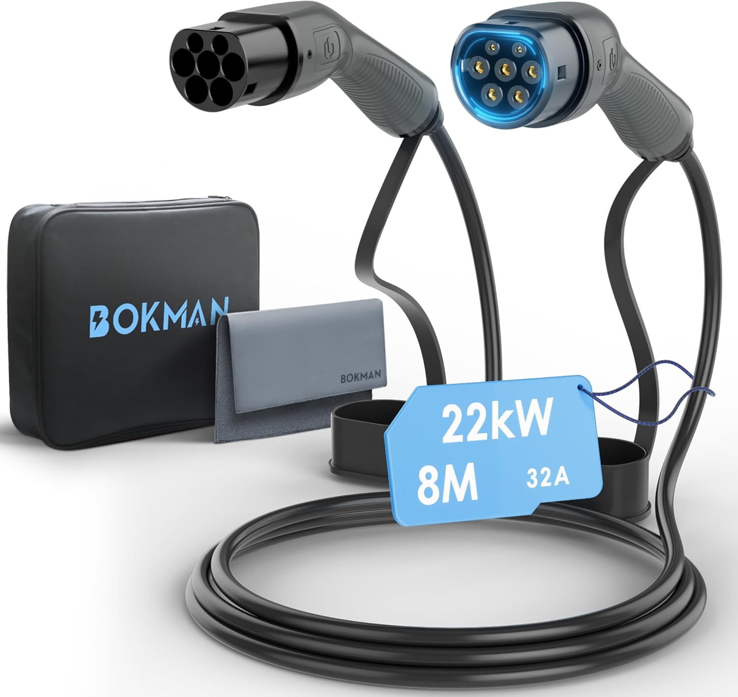 bokman Type 2 EV Charging Cable: Infographics