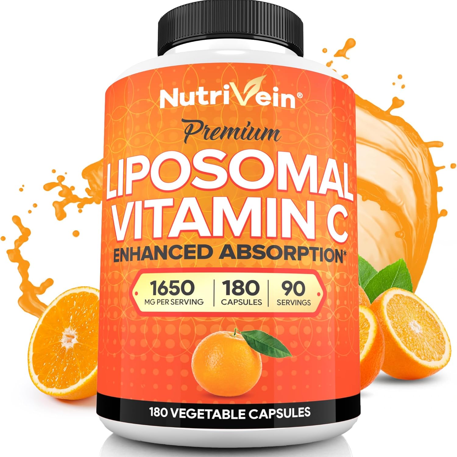 Amazon.com: Nutrivein Liposomal Vitamin C 1650mg: Infographics