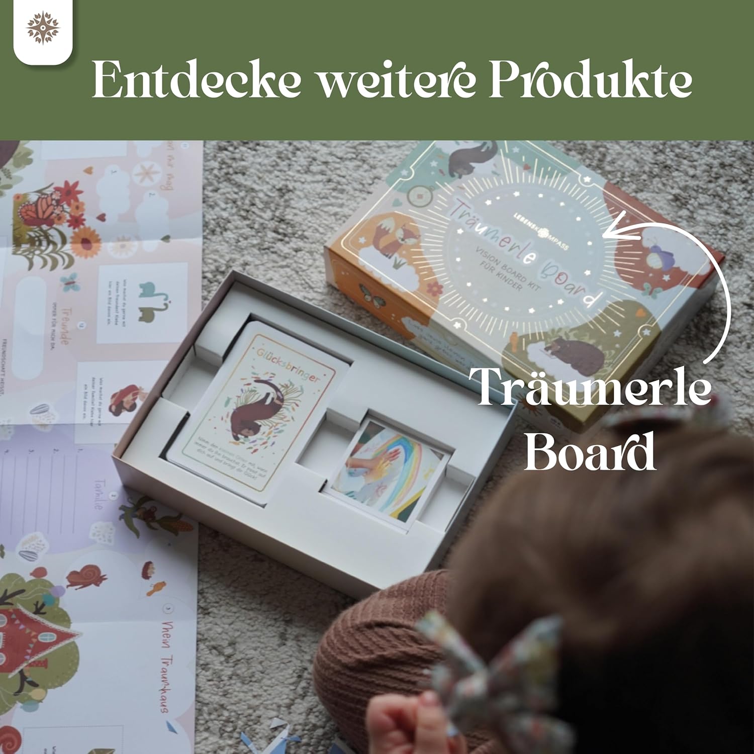 Lebenskompass Achtsamkeitskarten für Kinder Affirmationskarten Kinder für positives Denken: Infographics