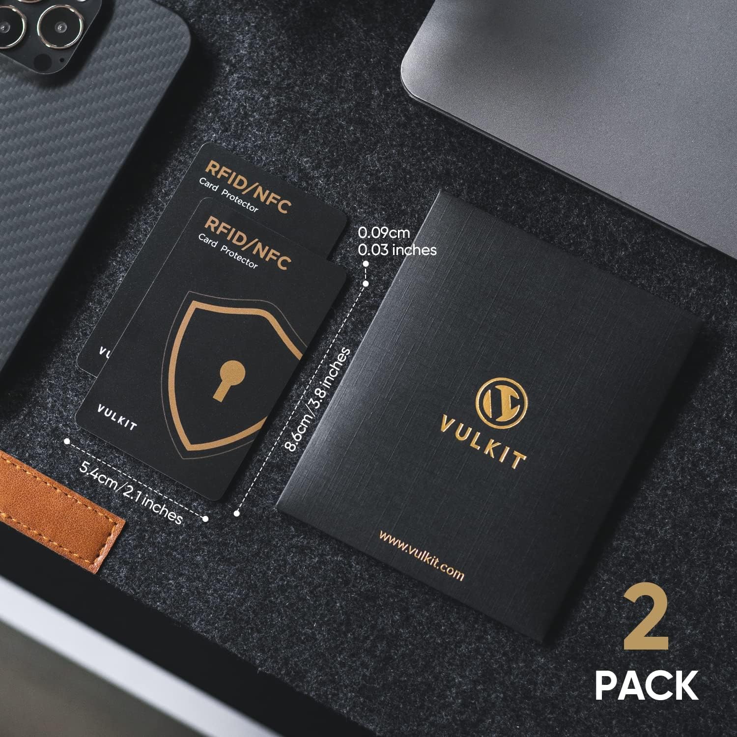 VULKIT RFID/NFC Blocking Cards: Infographics