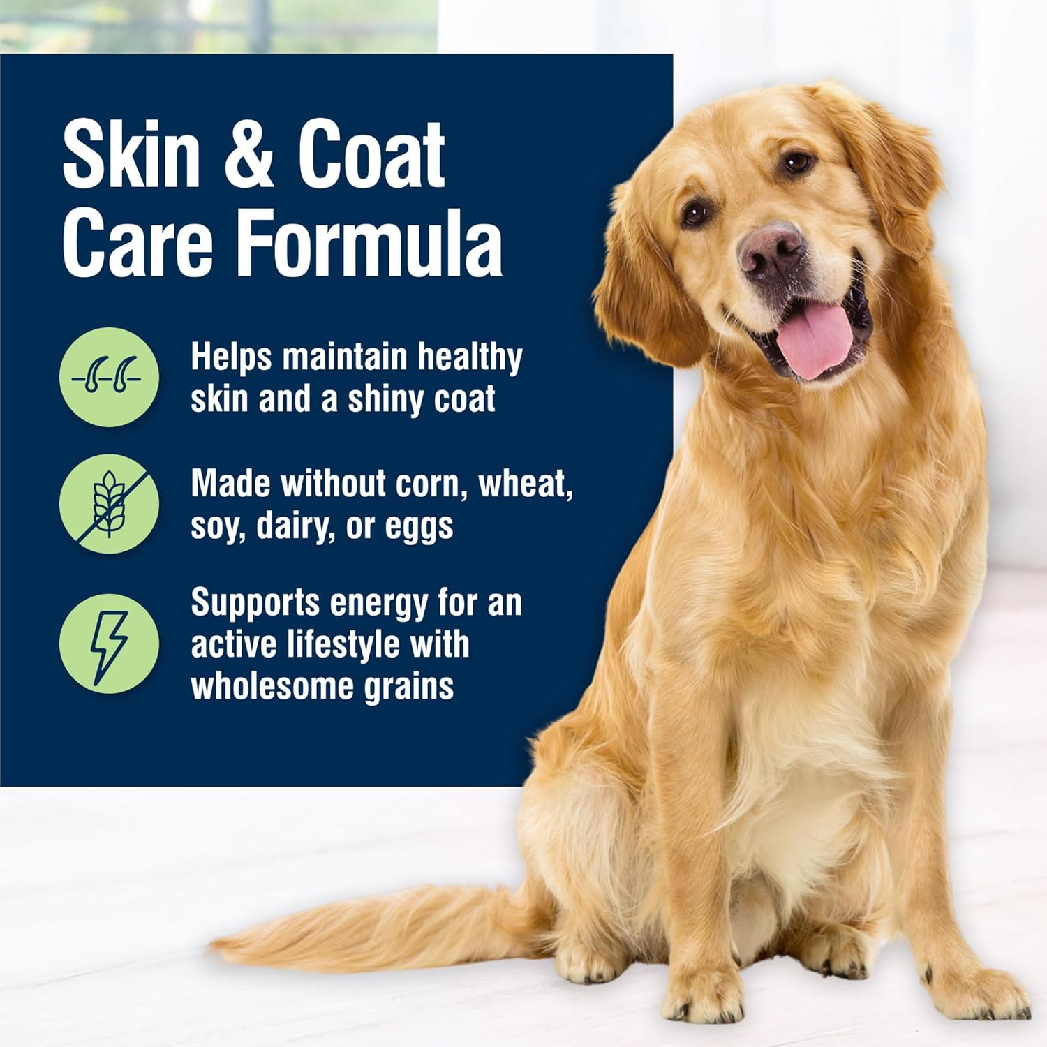Blue Buffalo True Solutions Skin & Coat Care Adult Wet Dog Food: Infographics