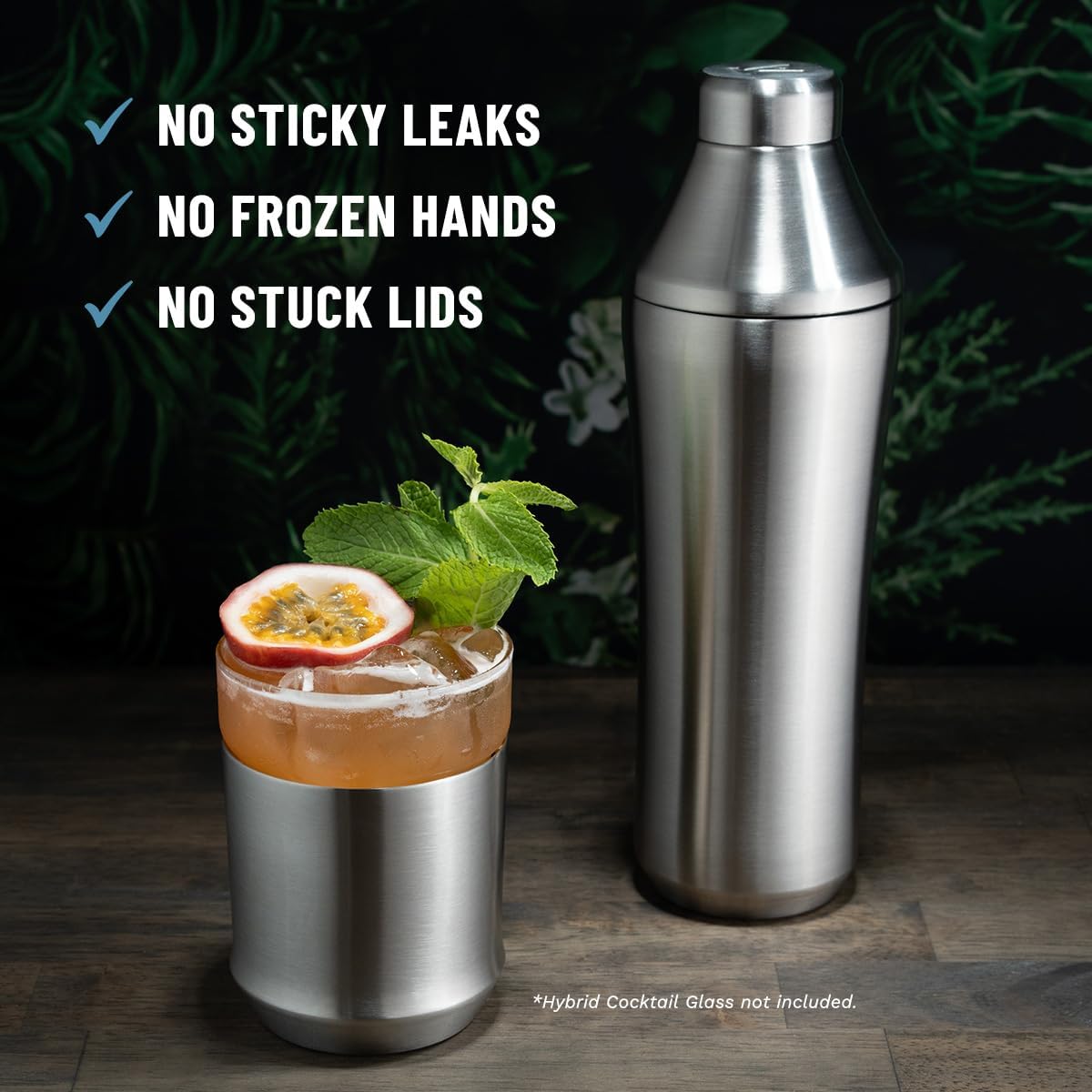Infographics for Amazon.com: Elevated Craft Hybrid Cocktail Shaker