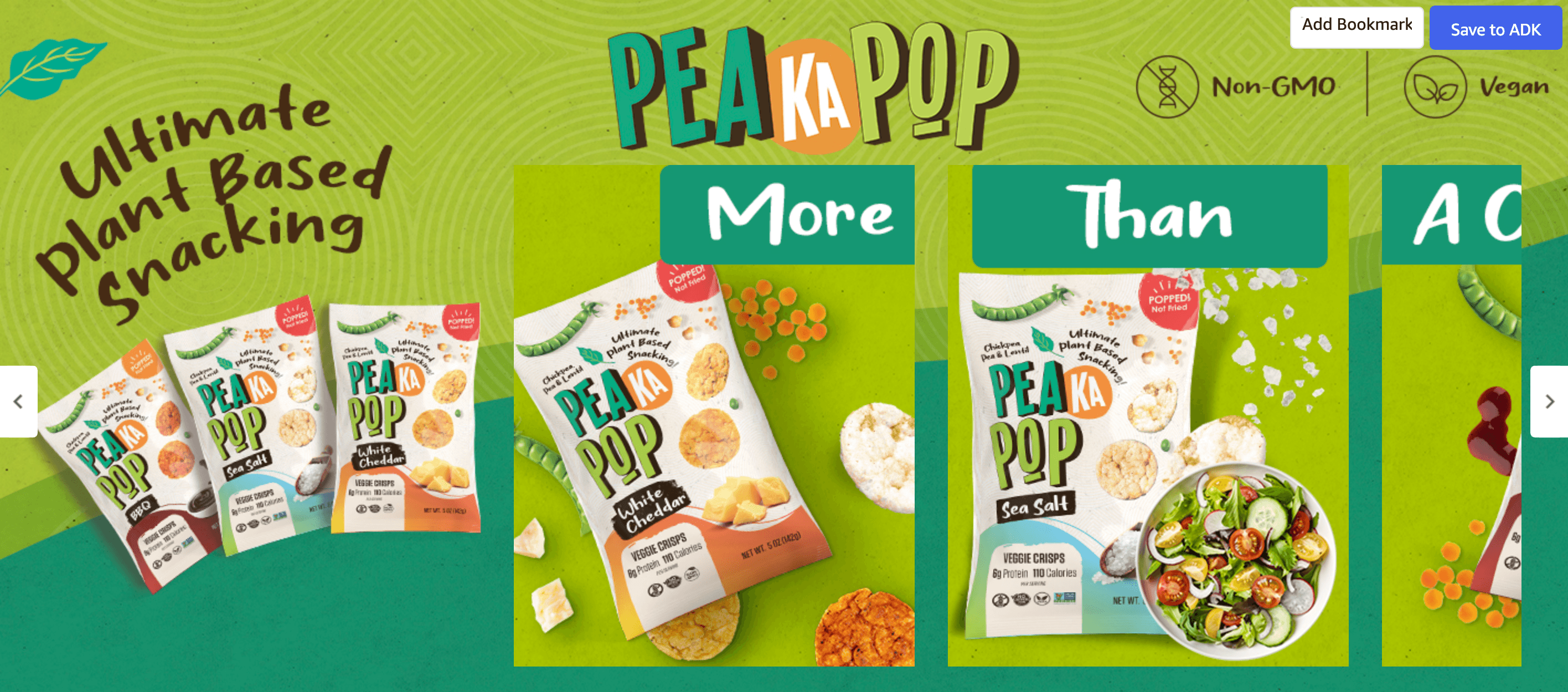 Amazon.com: PeaKaPop Veggie Chips: Brand Stories
