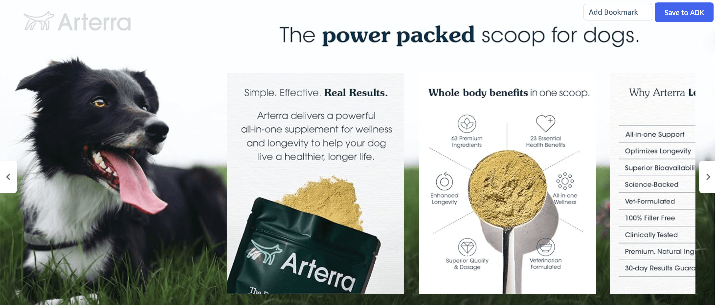 Amazon.com : All-in-One Dog Supplement for Advanced Wellness & Longevity: Brand Stories