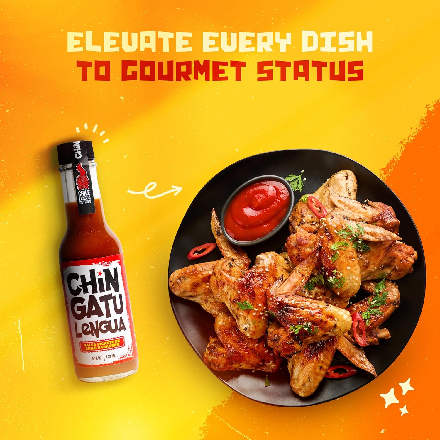 Infographics for Amazon.com : ChingaTuLengua Habanero Hot Sauce