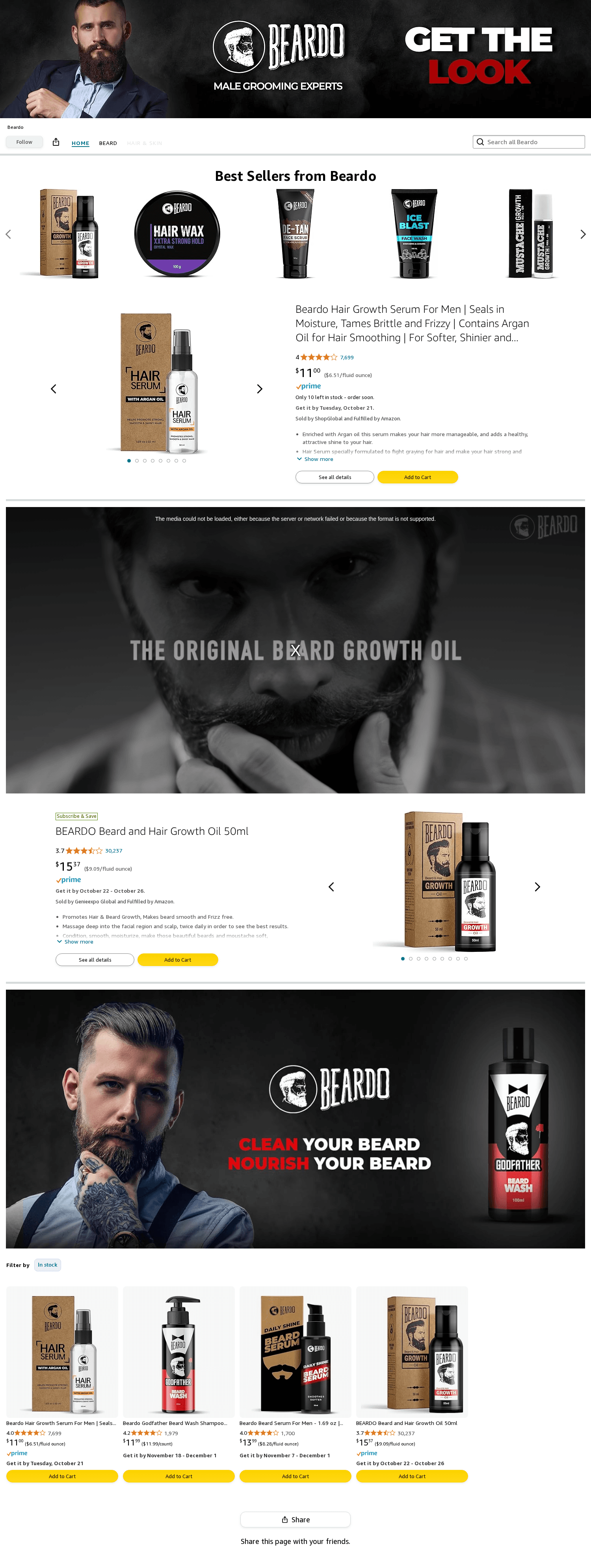 Storefront for Beardo